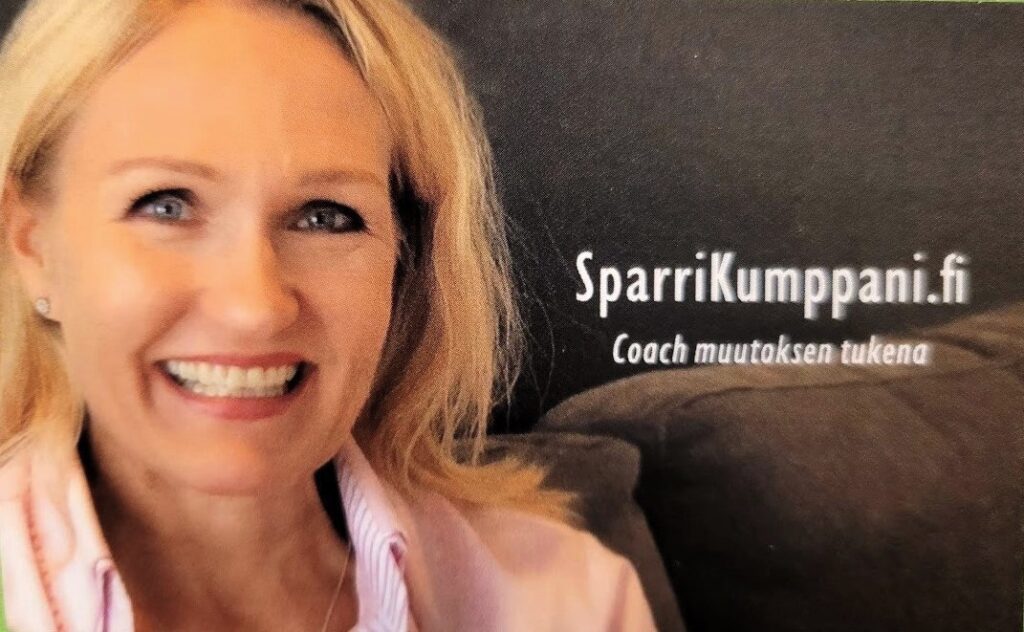 Käyntikortti Anna-Mari, SparriKumppani